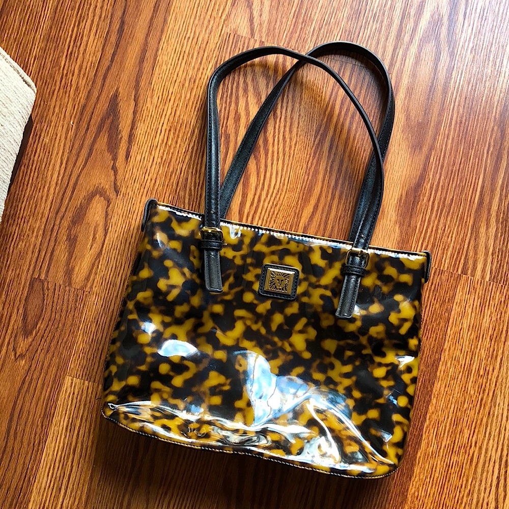 Leopard print purse